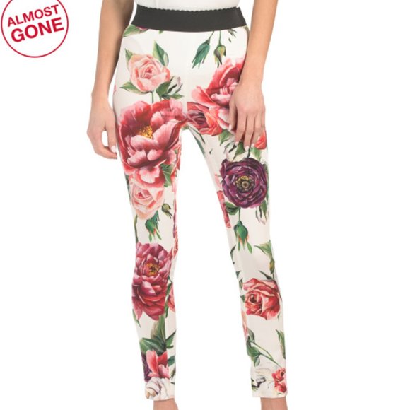 DOLCE & GABBANA Silk Blend Pants - Picture 1 of 7
